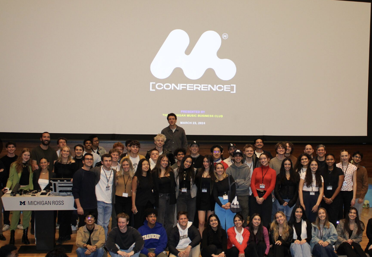 Michigan Music Business Club conference group photo