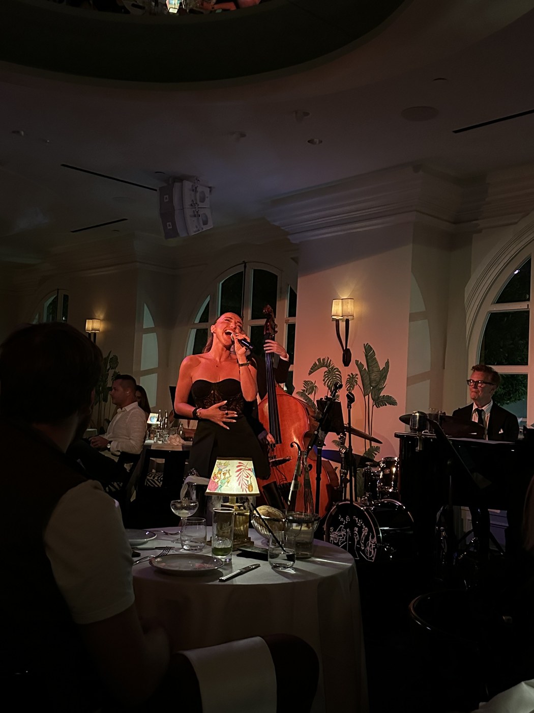 An elegant dinner with live string quartet